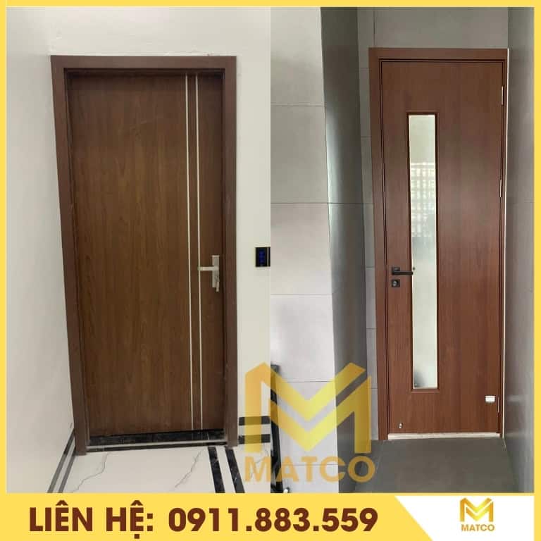 Mẫu cửa composite thực tế