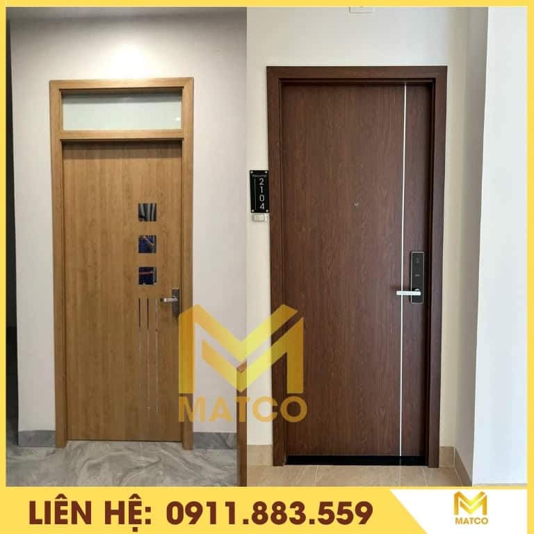 Mẫu cửa nhựa composite đẹp